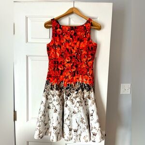 J Taylor Fit and Flare dress size 6